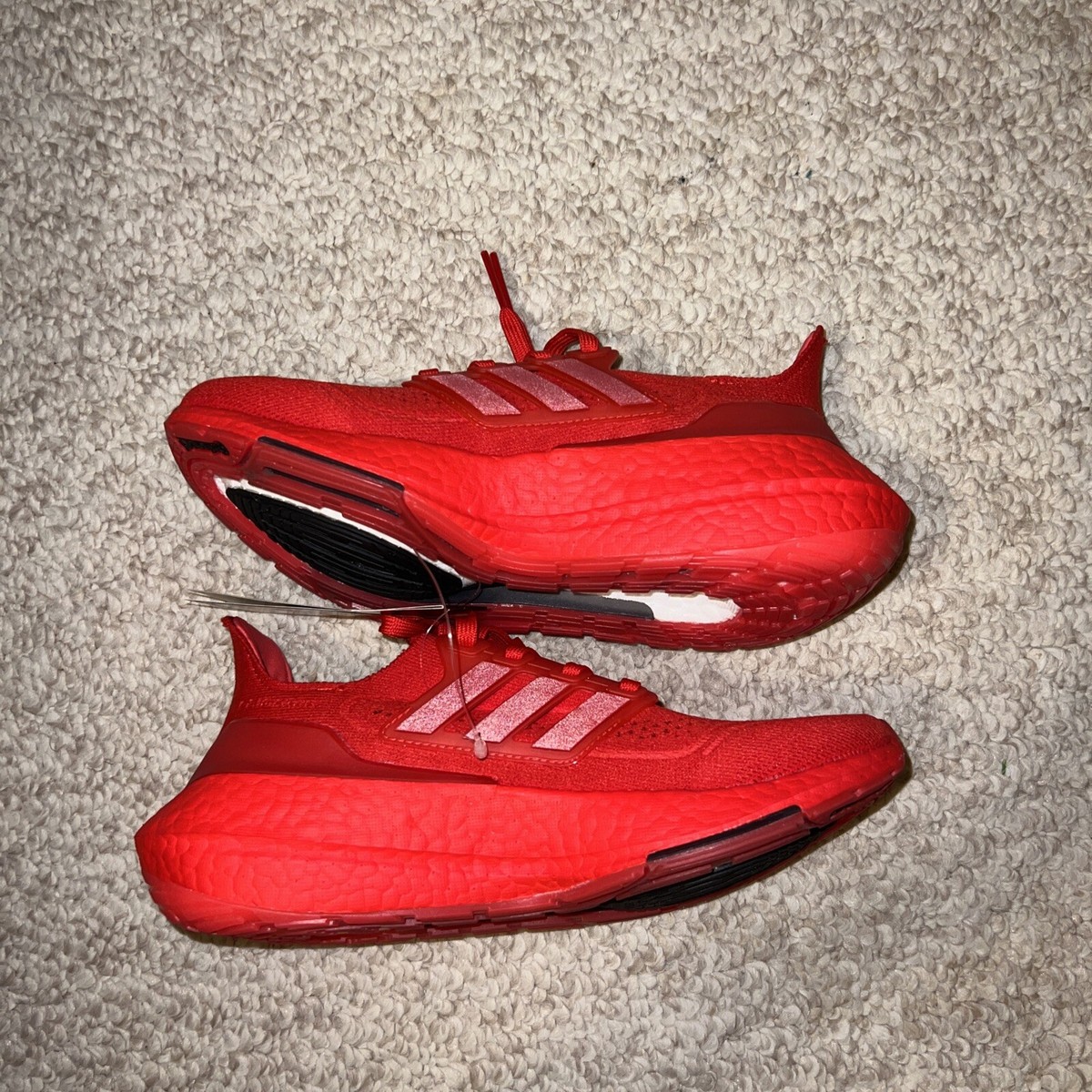 New Adidas UltraBoost 2021 Red running shoes sneakers Size