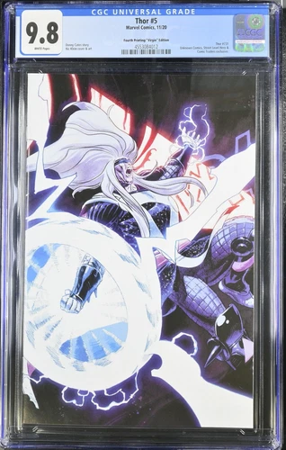 Thor #5 Virgin Variant Exclusive CGC 9.8 1st app Black Winter Virgin #731 Graded