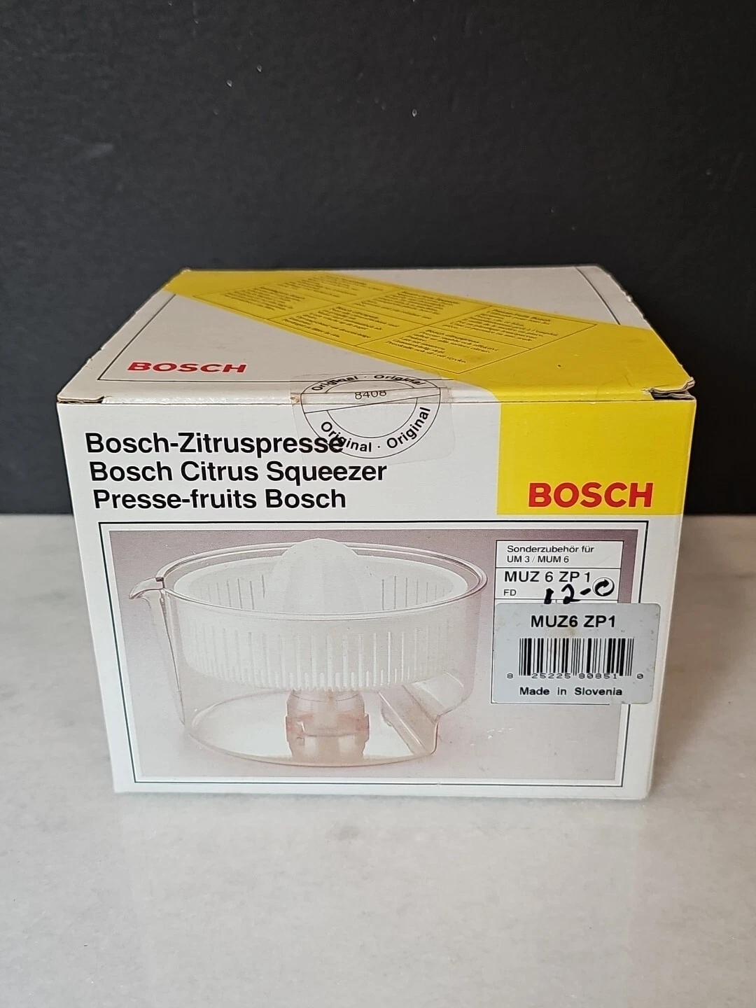 BOSCH CITRUS SQUEEZER MUZ6ZP1 Lemon Orange Grapefruit Juicer for UM3/MUM6 NEW