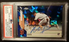 2020 Topps Chrome Sapphire Mauricio Dubon RC Auto #CSA-MD PSA 10 Giants Astros
