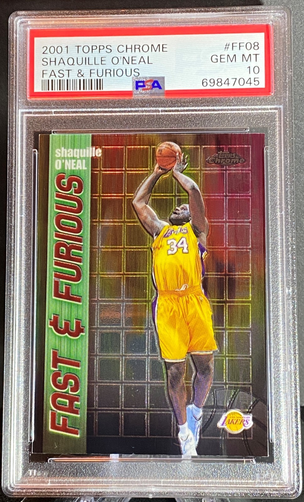 2001 Topps Chrome #FF08 Shaquille O