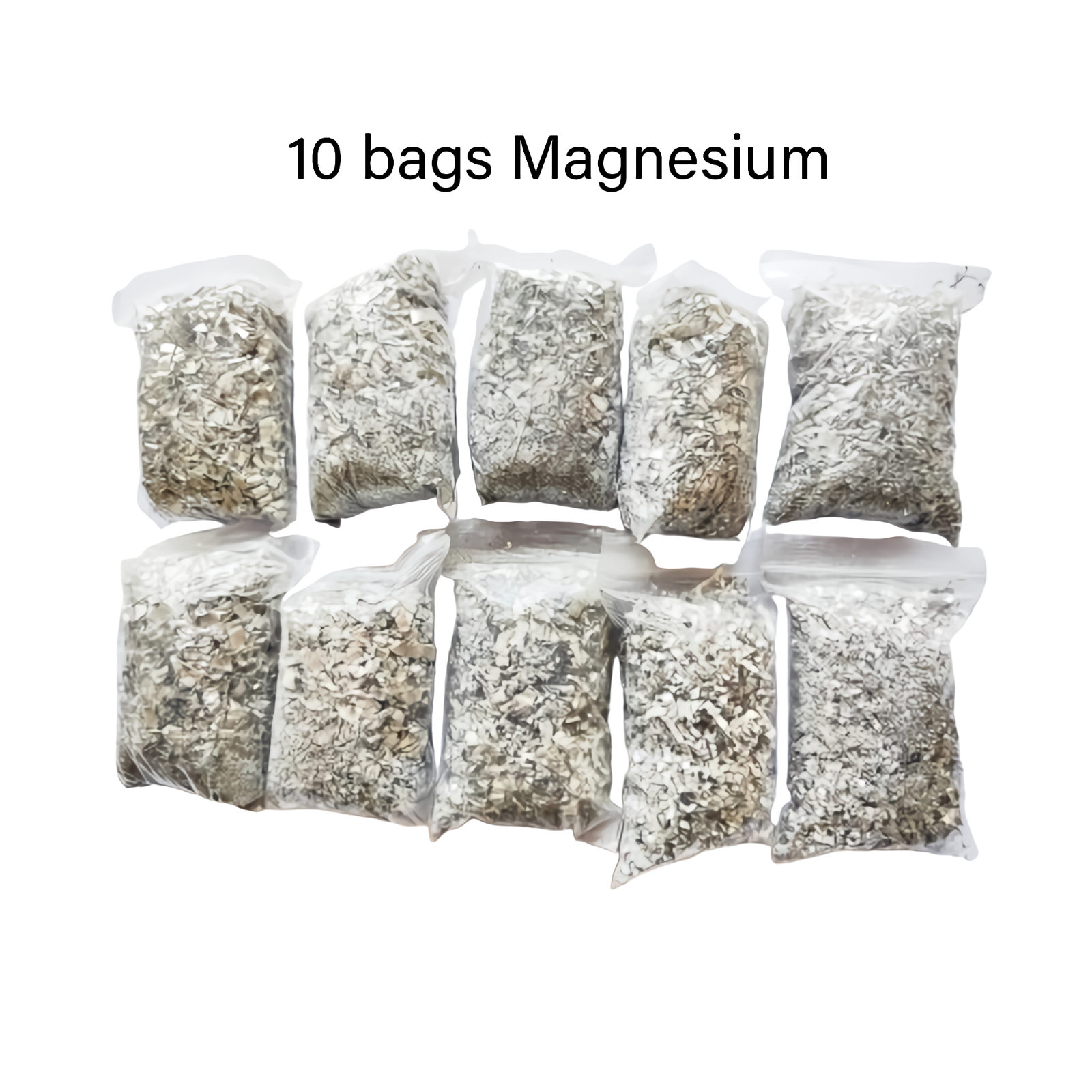 Fire Starter Kit with 10 Bags Magnesium Shavings for Camping Survival Hiking BBQ
