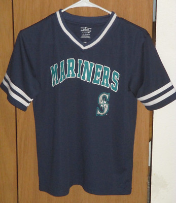 Genuine Merchandise Team Athletics Youth 10/12 Large Haniger Mariners MLB Shirt