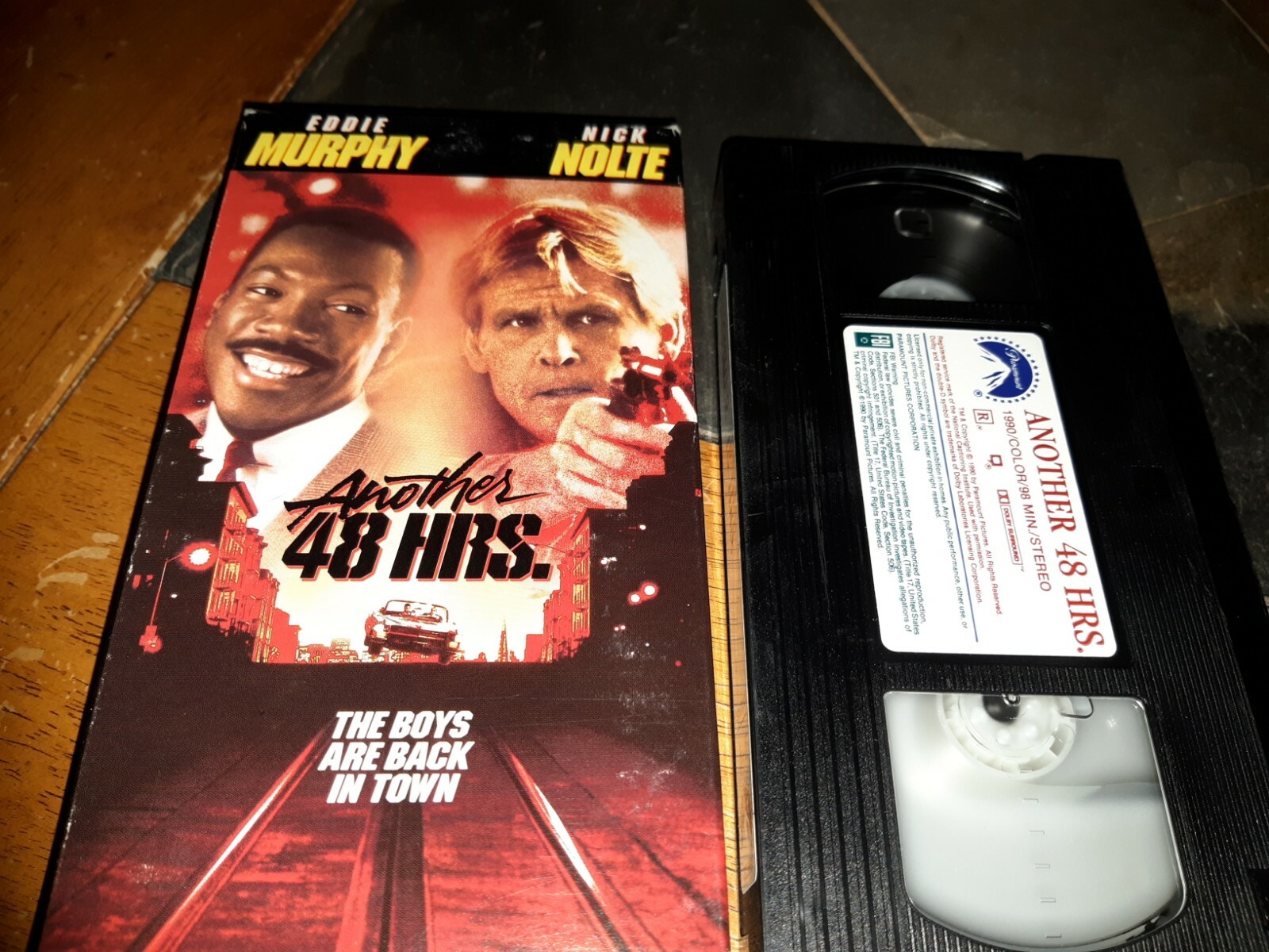 ANOTHER 48 HRS VHS / EDDIE MURPHY, NICK NOLTE / EXCELLENT tested ...