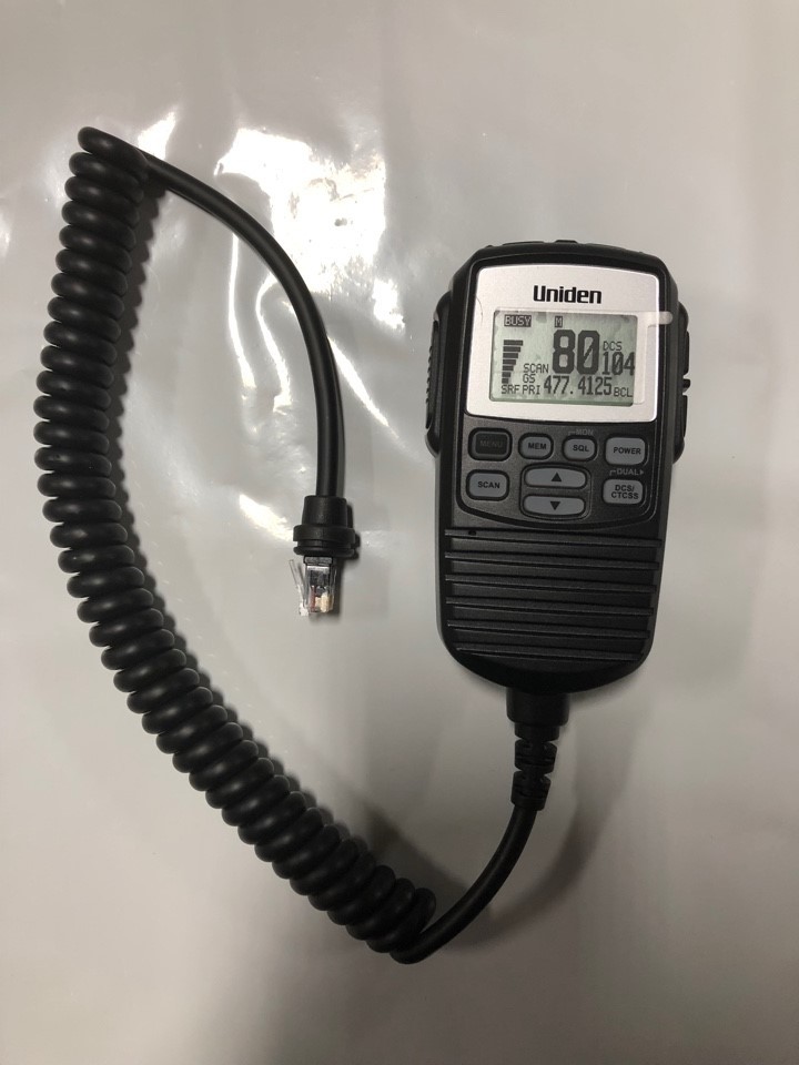 UNIDEN RM500 RM770 REMOTE LCD SPEAKER MICROPHONE SUITS UHF RADIO UH7760 ...