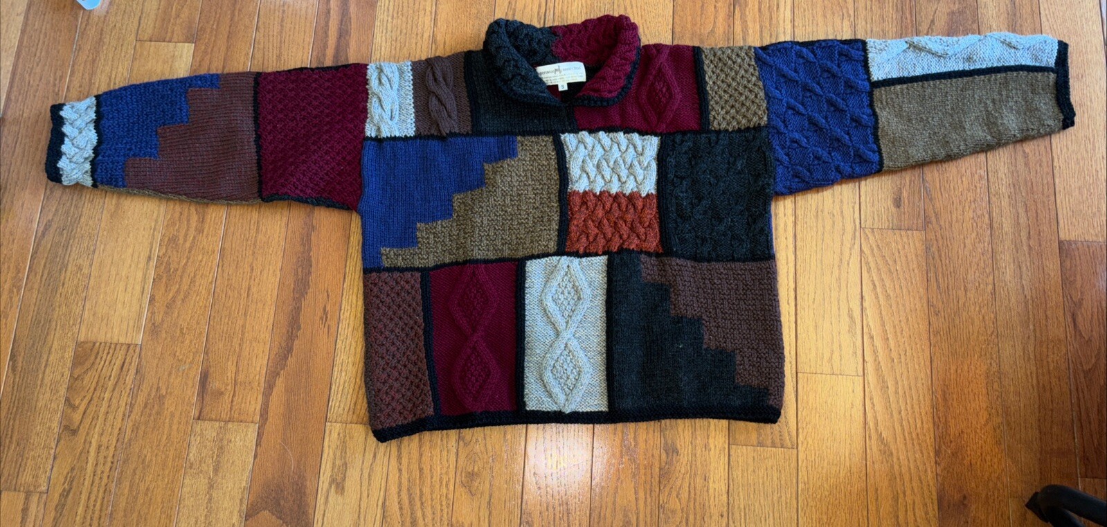 133 Peruvian Connection Merino Patchwork Amazing … - image 3