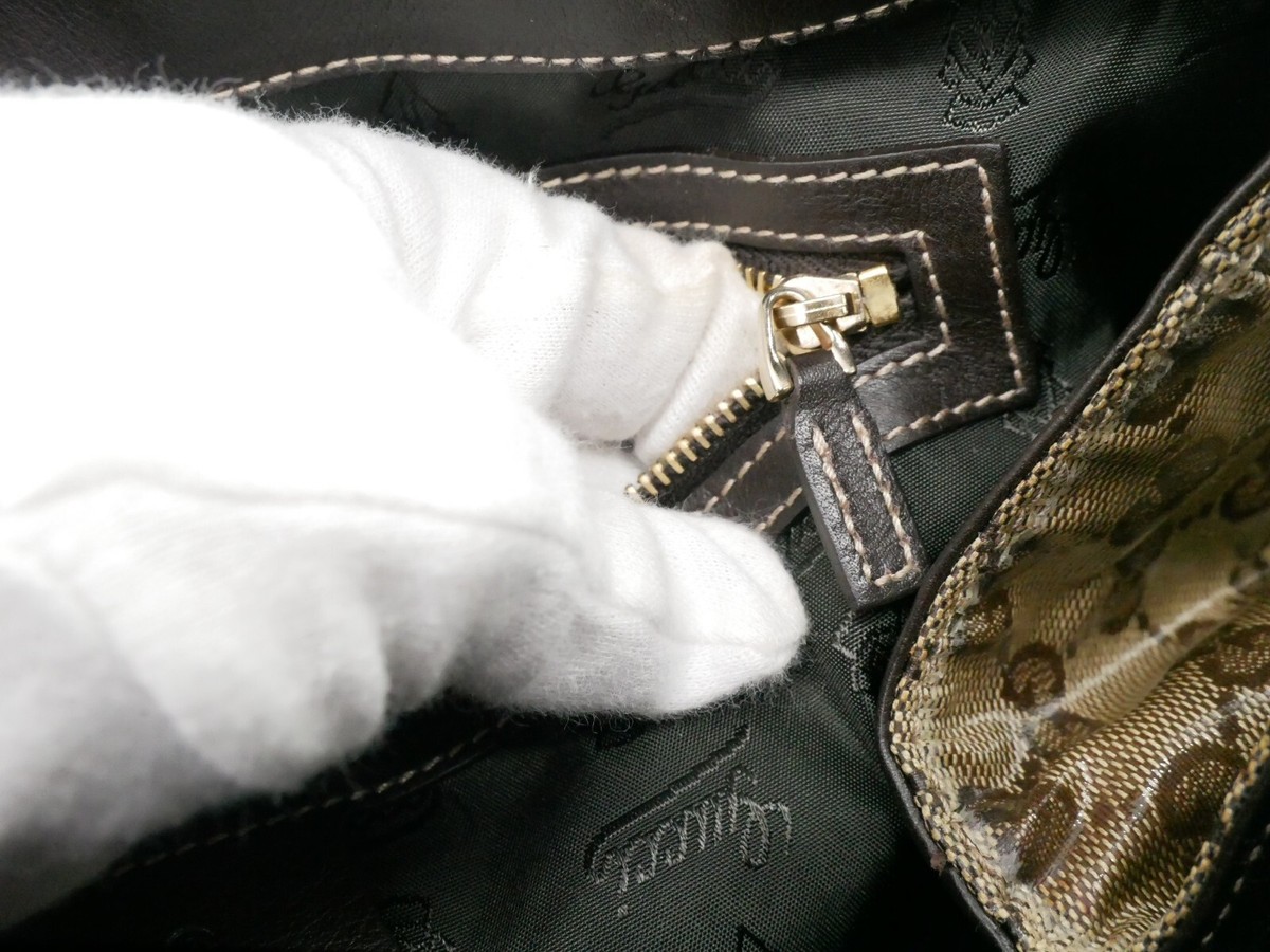 GUCCI Hysteria GG Crystal Handbag 197020 GG Canvas Coated Canvas