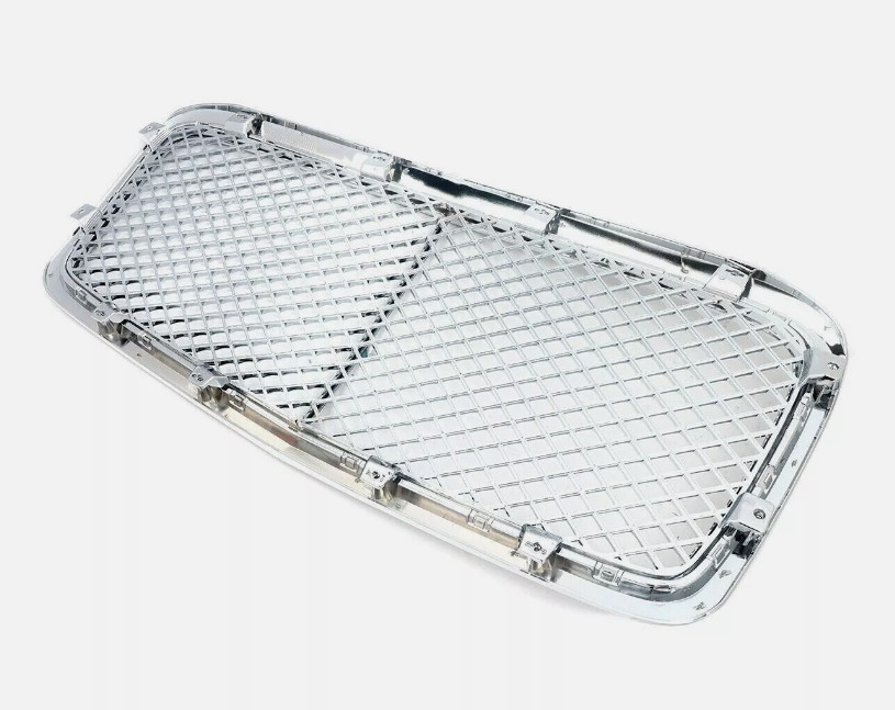 For 13-19 Bentley Flying Spur Front Radiator Chrome Grille Trim & Grill Mesh USA
