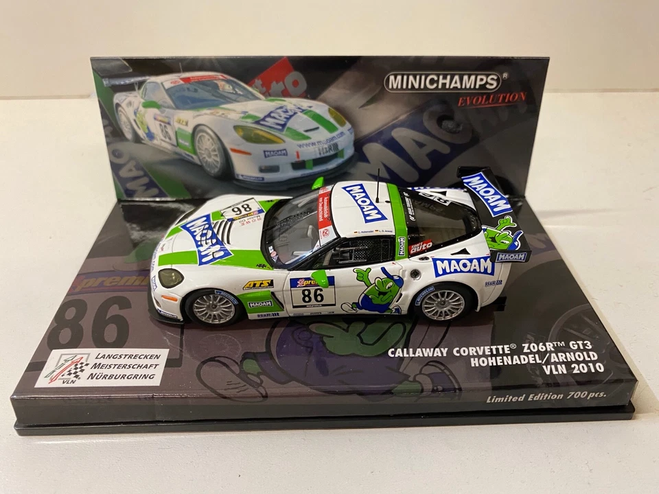 Callaway Chevrolet Corvette Z06R 1/43 1:43 Modell Modellauto Minichamps #86  - Bild 1 von 4