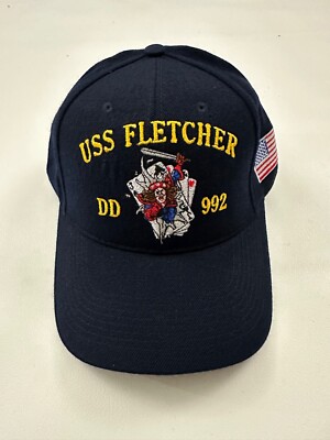 USS Fletcher DD 992 The Corps US Navy Baseball Cap Hat One Size