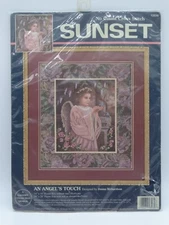 Sunset No Count Cross Stitch Kit An Angel's Touch Birds 13930 Donna Richardson
