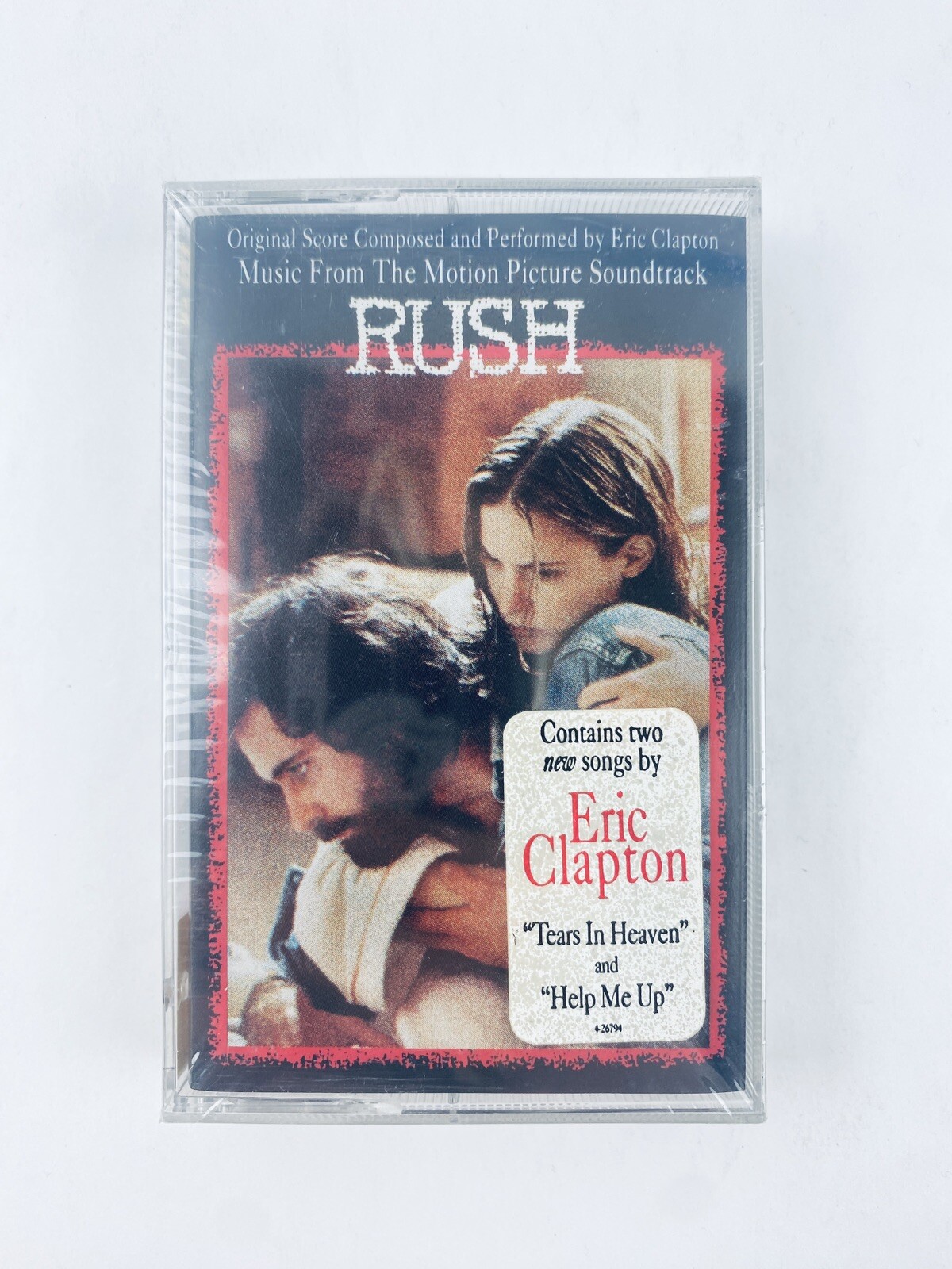 Rush Soundtrack Cassette Tape SEALED, Hype Sticker, 1992, Eric Clapton