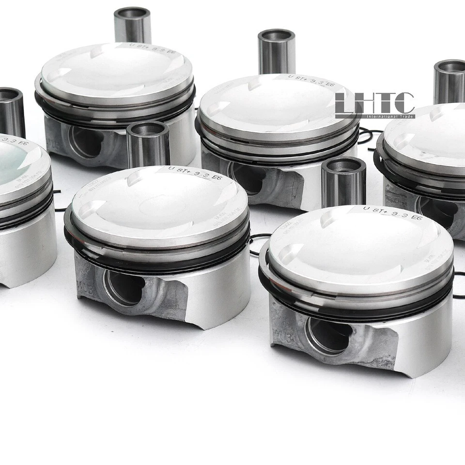 8x Pistons & Rings Set STD 9.3:1 For Audi RS6 C7 RS7 S8 4.0 TFSI CTF CWU CRD DDT - Image 2 of 4