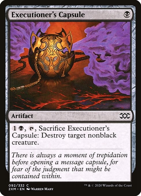 Executioner's Capsule NonFoil Double Masters 92 NM MTG