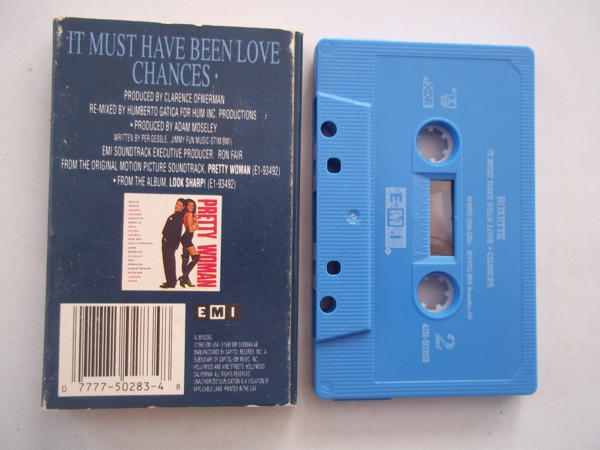 ROXETTE It Must Have Been Love / Chances - Cassette Single 1990