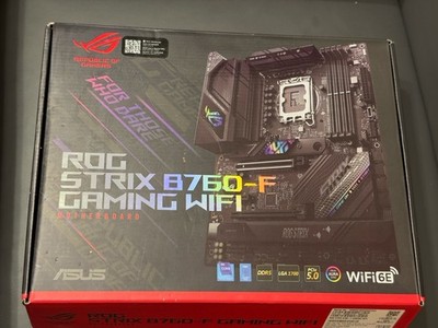 ASUS ROG Strix B760-F Gaming WiFi Mainboard + intel i9 12900k + 16GB DDR5 Ram