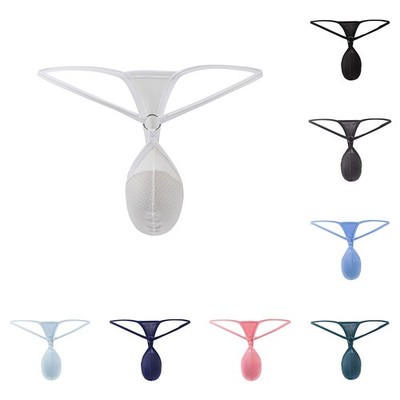 Herren Unterwäsche G-String Männer Eis Seide Slips Beutel Shorts String T-Back
