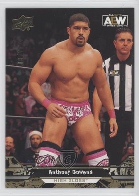 2023 Upper Deck AEW All Elite Wrestling High Gloss 10/10 Anthony Bowens #43 2y5