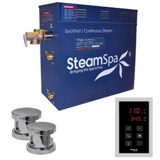 SteamSpa OAT1200 Oasis 12 KW QuickStart Steam Bath Generator - Chrome