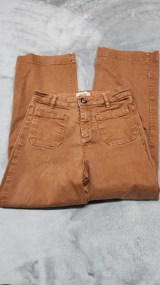 Marine Layer Women's Size 2 Toasted Coconut Bridget Corduroy Flare Pants