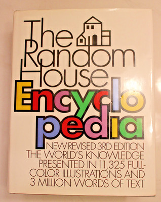 1990 THE RANDOM HOUSE ENCYCLOPEDIA Huge Hardcover New Revised 3rd Edition
