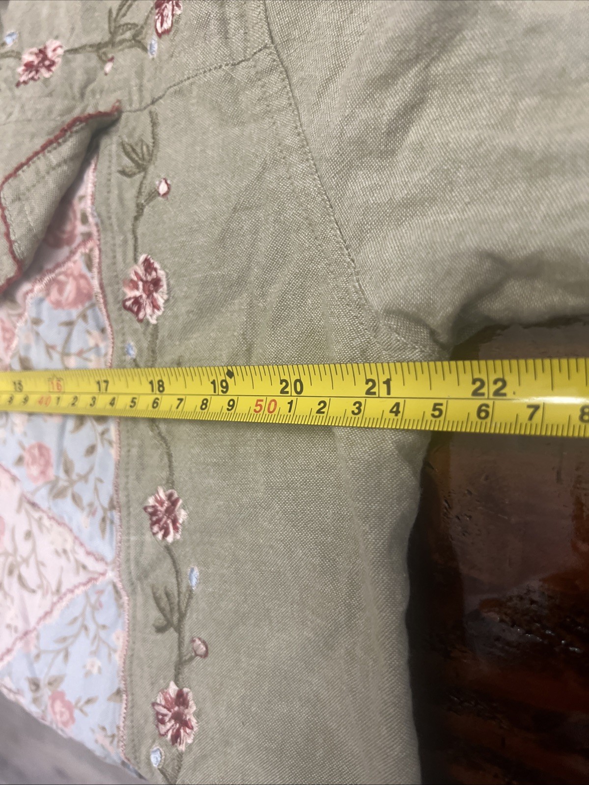 Tantrums Embroidered Patchwork Boho Artisan 100% … - image 6