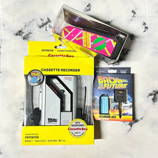 Back to the Future 40th Aiwa Cassette Player Set Don Quijote Limited NEW