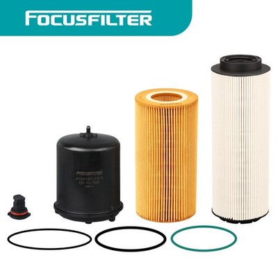 FOCUSFILTER 1714364PE Premium Oil , Fuel , Element &Plug Filter For MX-13 EPA 13