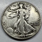 1942 Walking Liberty Silver Half Dollar 50C 90% Silver Actual Coin