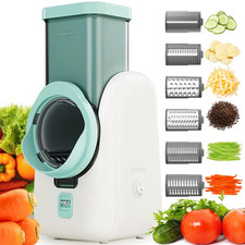 Electric Cheese Grater Salad Maker, Fruit Cutter, AutomaticVegetable Chopper