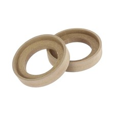 2Pcs Car Speaker Spacer Ring Adaptor Brackets Mounting Recess Bezel Plate Wood