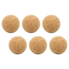 6pcs Natural Cork Table Soccer Balls for Table Football 36mm 40mm 45mm 50mm