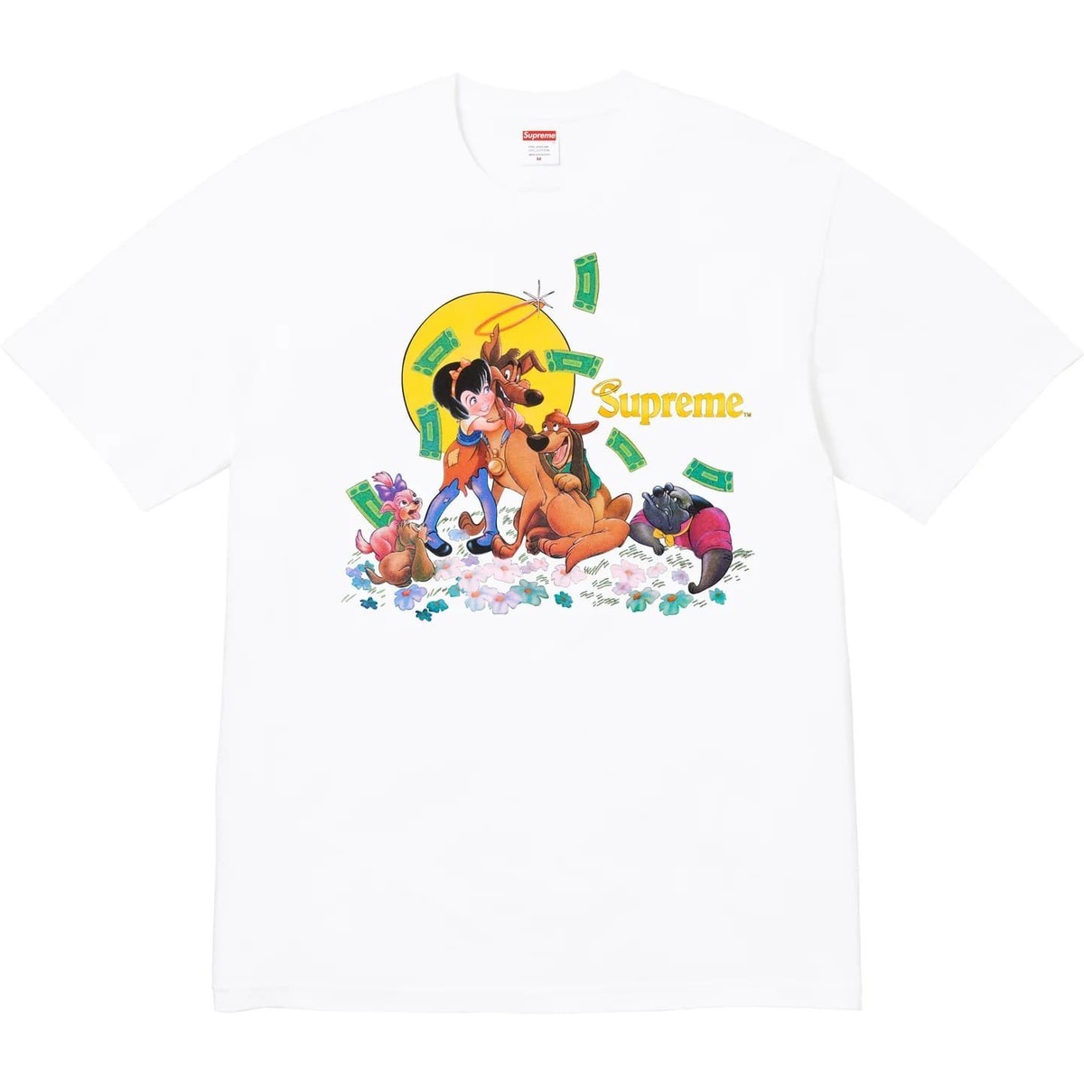 Supreme All Dogs Go To Heaven Tee White | eBay UK