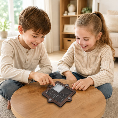 Knobelspiel Puzzle für Erwachsene & Kinder - Holzpuzzlespiel Fidget Toy