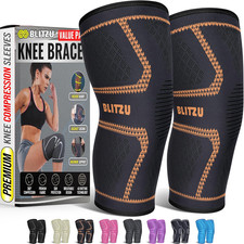 Knee Brace for Meniscus Tear 2 Pack, Knee Com...