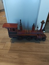 Vintage Wooden Metal Train Large Size Very Nice