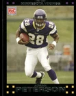 2007 Topps Adrian Peterson Factory Set Bonus Rookie RC #301 Minnesota