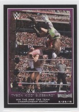 2015 Topps WWE Road to Wrestlemania Tyson Kidd Cesaro #101 0c4