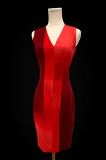 Elie Tahari Bodycon Office Siren Scuba Pencil Stretch Ombré Holiday Sheath Dress