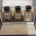 Rare Coffret Vintage LANVIN PARFUMS 3 Miniatures SCANDAL PRÉTEXTE Mon Pêché
