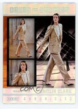 2025 Panini Chronicled Dress For Success Holo Caitlin Clark #67 14dq