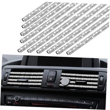 10 Pcs Bling Car Vent Outlet Trim Bling Car Accessories for Women Interior