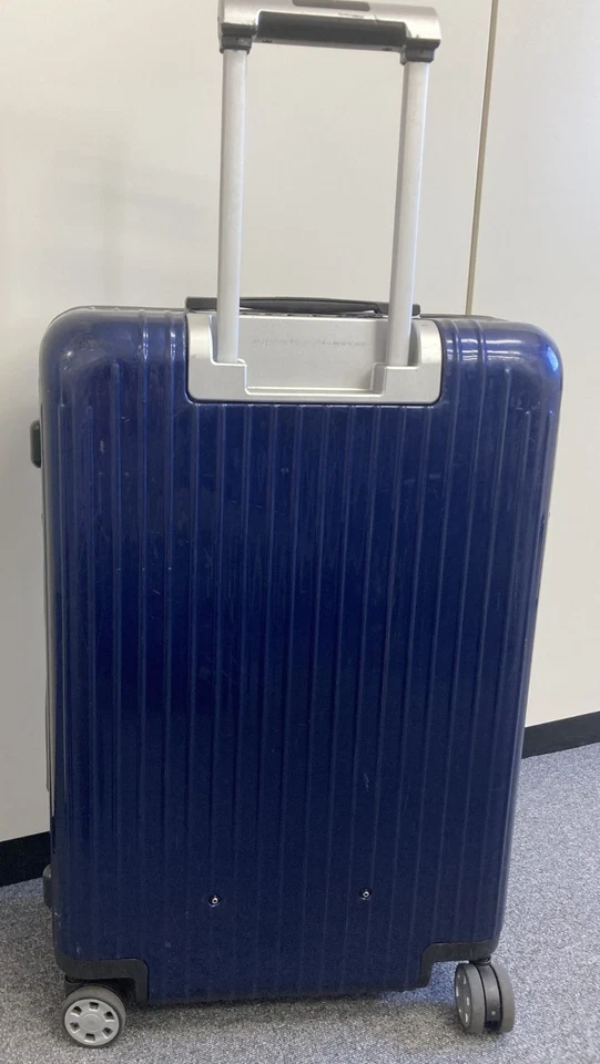 Rimowa Salsa Deluxe 82L Blue 4-wheels Carry Case Suitcase - Image 3 of 4