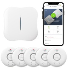 WiFi Water Leak Detector 5-Pack, 120dB Adjustable Alarm, Wireless Smart Sensor