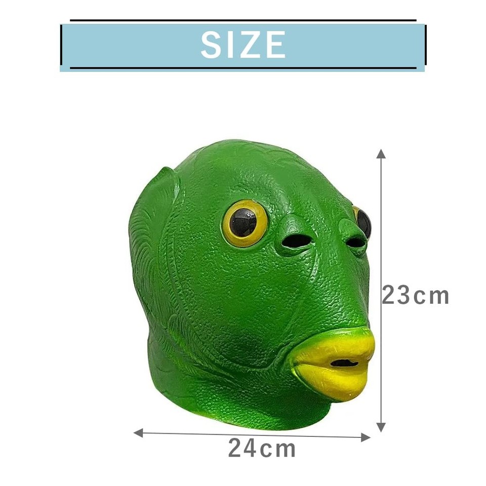 [Tky] Merman Mask, Funny Mask, Animal Mask, Headwear, Disguise, Monster ...