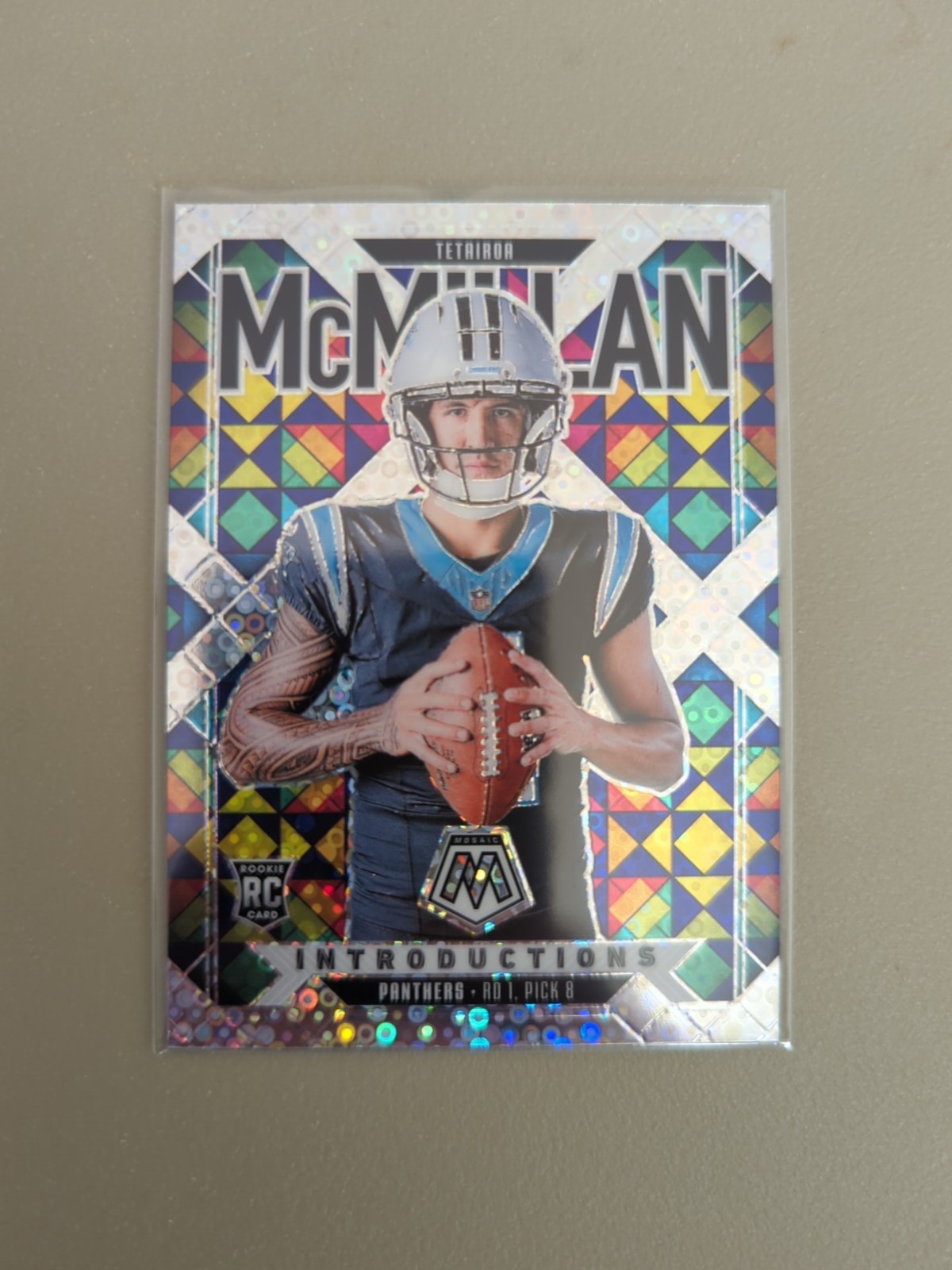 TETAIROA McMILLAN 2025 Mosaic Disco Introductions #8 RC Panthers