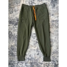 Figs Women's Jogger Scrub Pants Size XL T Olive Green Technical Collection Tall