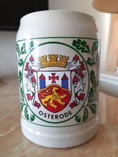 Bierkrug, Bembel, Osterode im Harz für Sammler, Steingut, Ton, Keramik