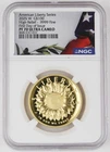 2025 1 Oz GOLD $100 Liberty Sunflower High Relief Proof Coin NGC PF70 First Day