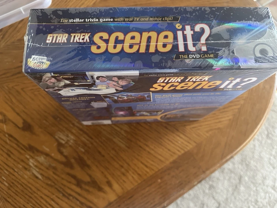 Title (80 characters max): Star Trek Scene It? Deluxe DVD Game – New & Sealed - Image 4 of 4